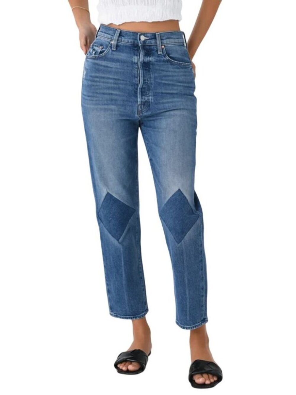 Mother Denim Tune Up Crop - A Little Dirt Never Hurt